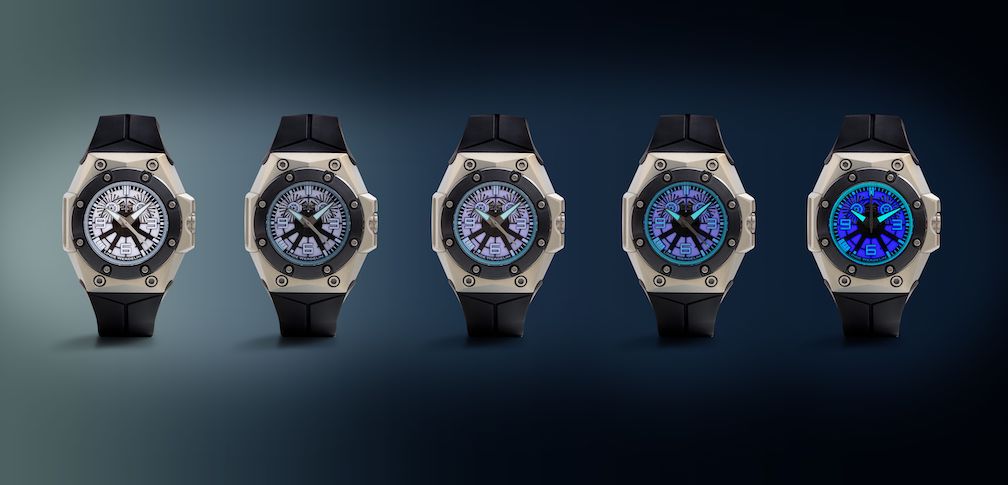 Linde Werdelin x Black Badger Oktopus Blue Sea watch 