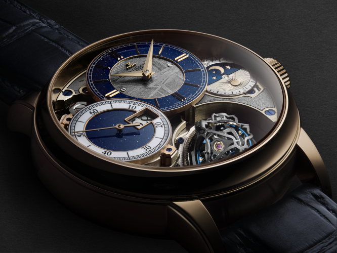 Jaeger-LeCoultre Master Grande Traditions Gyrotourbillon 3 Meteorite watch.