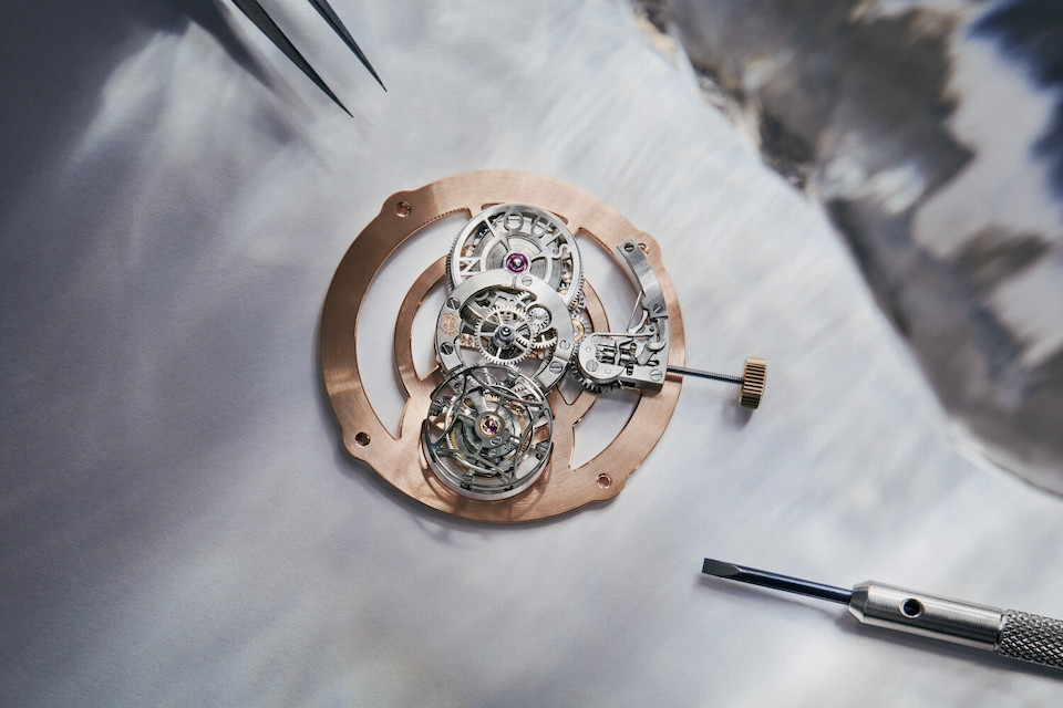 Louis Vuitton Tambour Moon Flying Tourbillon Poinçon de Genève Sapphire Frank Gehry watch