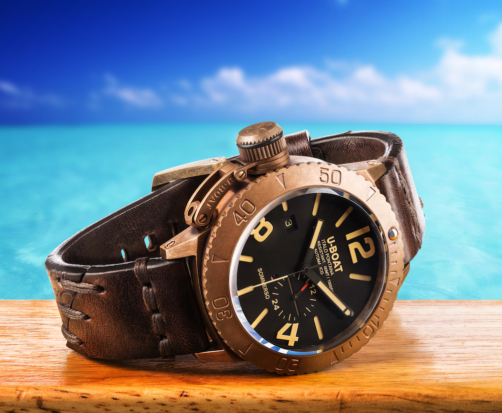 U-Boat Sommerso Bronze diver watch