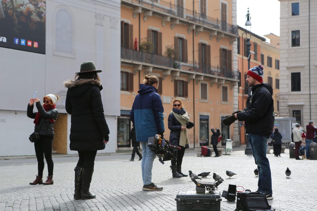 Behind the Scenes in Italy, shooting "Conducting a Revolution"