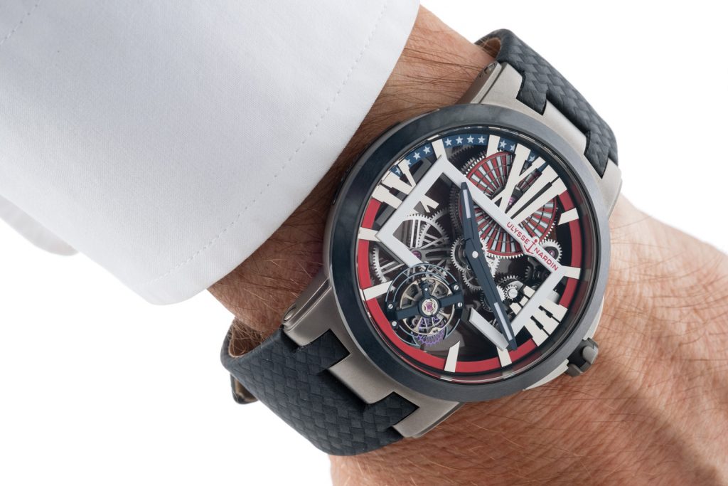 Ulysse Nardin Executive Skeleton Tourbillon Stars & Stripes watch