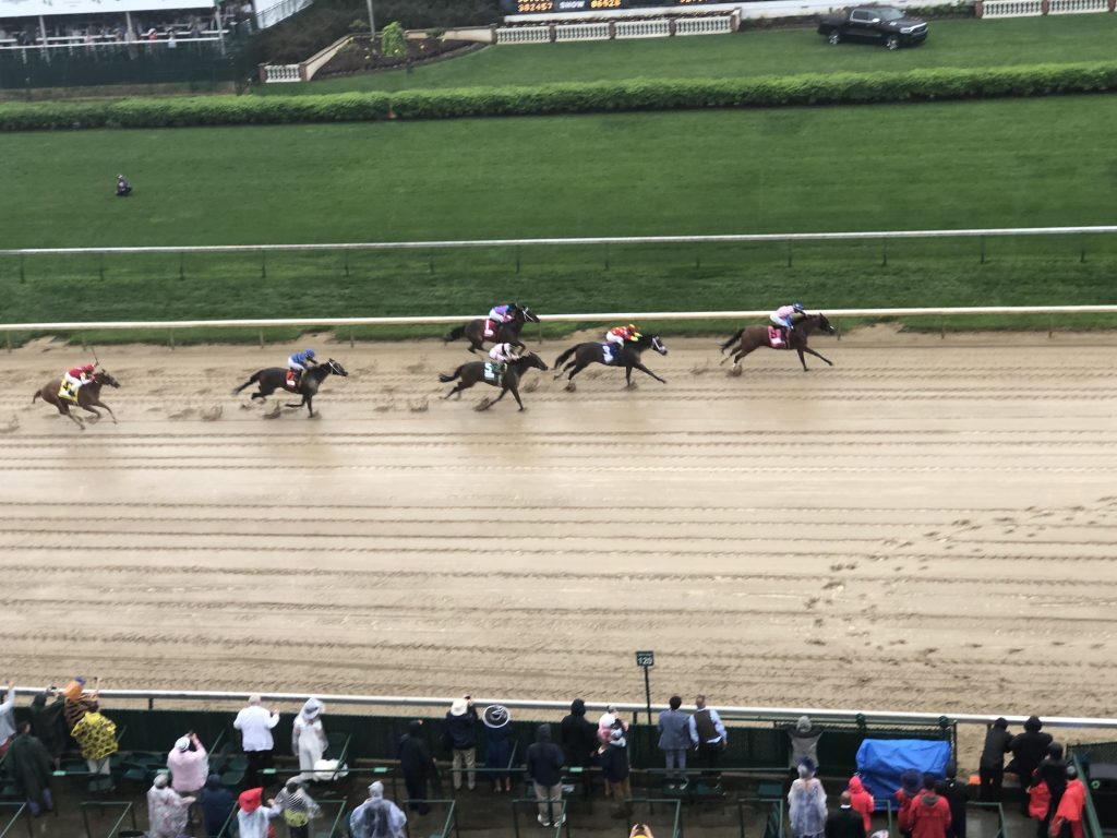 It was a muddy track on the day of the Kentucky Derby 2018, where for the seventh year in a row Longines is the Official Timekeeper and Official Watch.