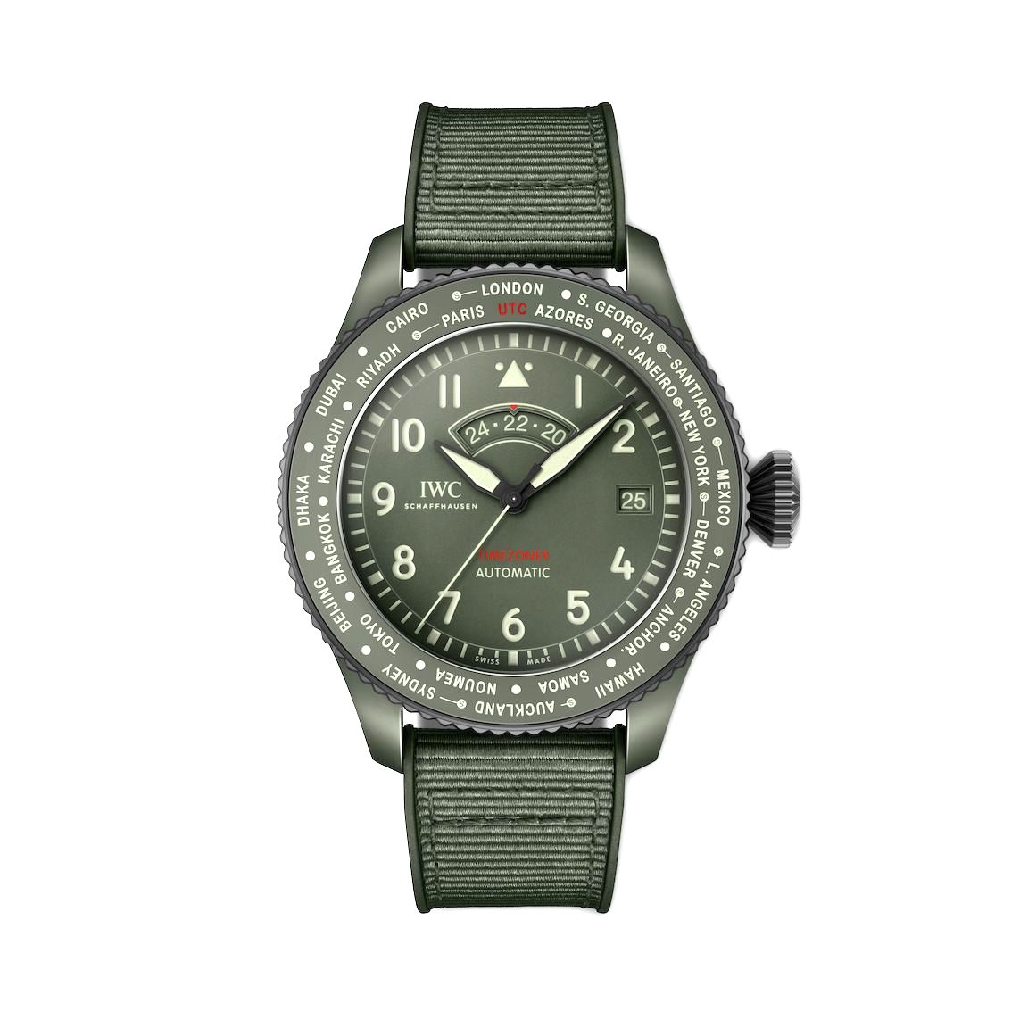 IWC Pilot’s Watch Timezoner TOP GUN Woodland