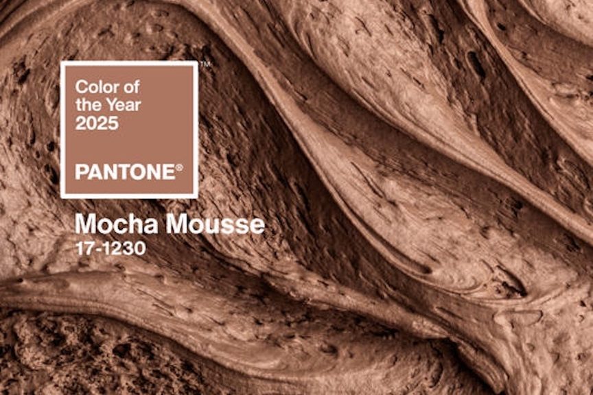 Pantone color of 2025: Mocha Mousse. Pantone color of 2025: Mocha Mousse.