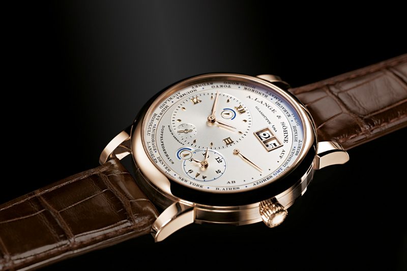als_116_050_m_a4 Just 100 pieces of the A. Lange & Sohne Special Edition Lange 1 Timezone in honey gold will be made.