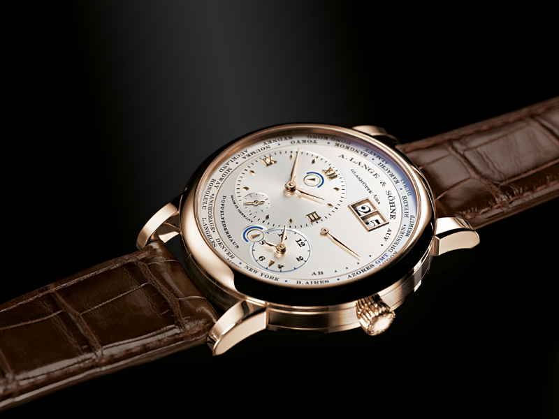 Just 100 pieces of the A. Lange & Sohne Special Edition Lange 1 Timezone in honey gold will be made. 
