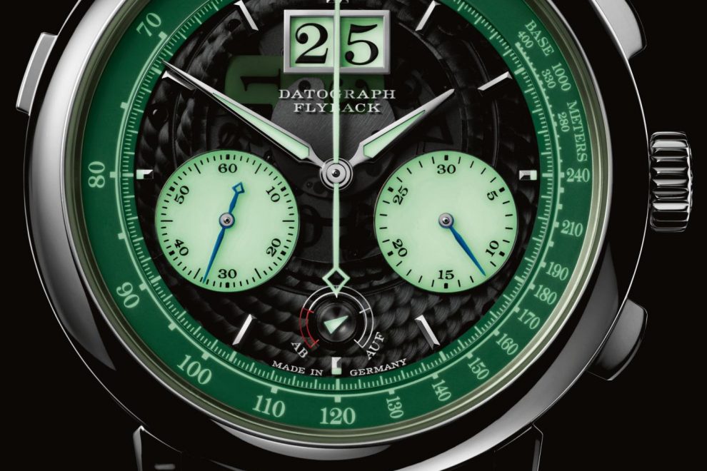 A. Lange & Sohne platinum Datograph Up/Down Lumen will be made in a limited edition of 200 pieces.