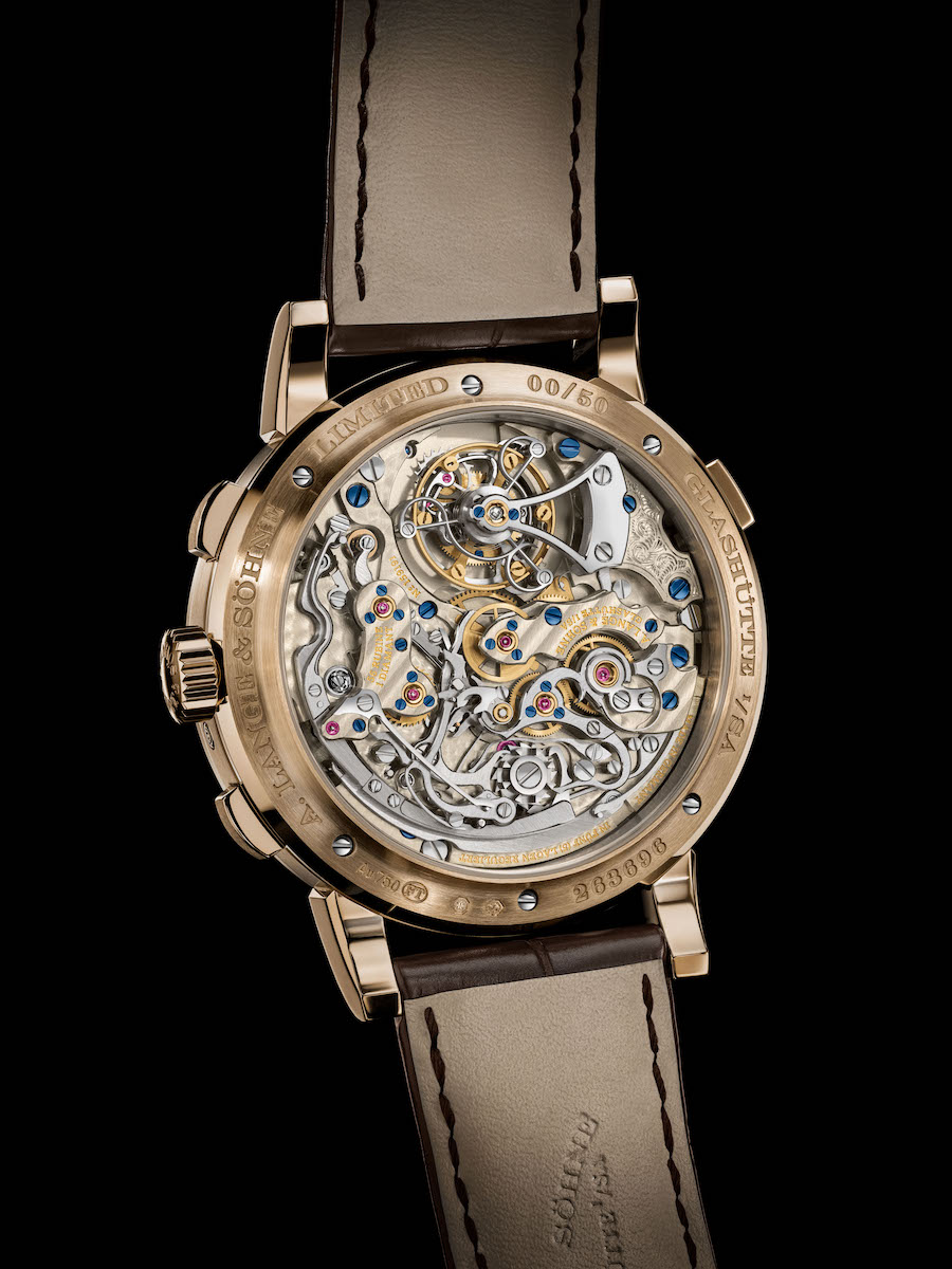 A. Lange  & Sohne Datograph Perpetual Tourbillon Honeygold Lumen 