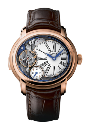 Audemars Piguet Millenary Minute Repeater in rose gold. 