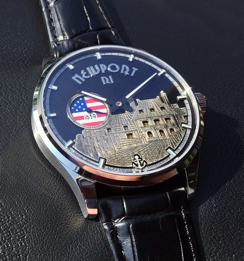 Alexander Shorokhoff Men's Newport watch, version one. 