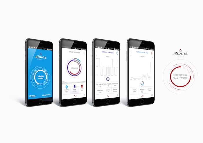 Alpina Geneve Horological Smartwatch App Screens
