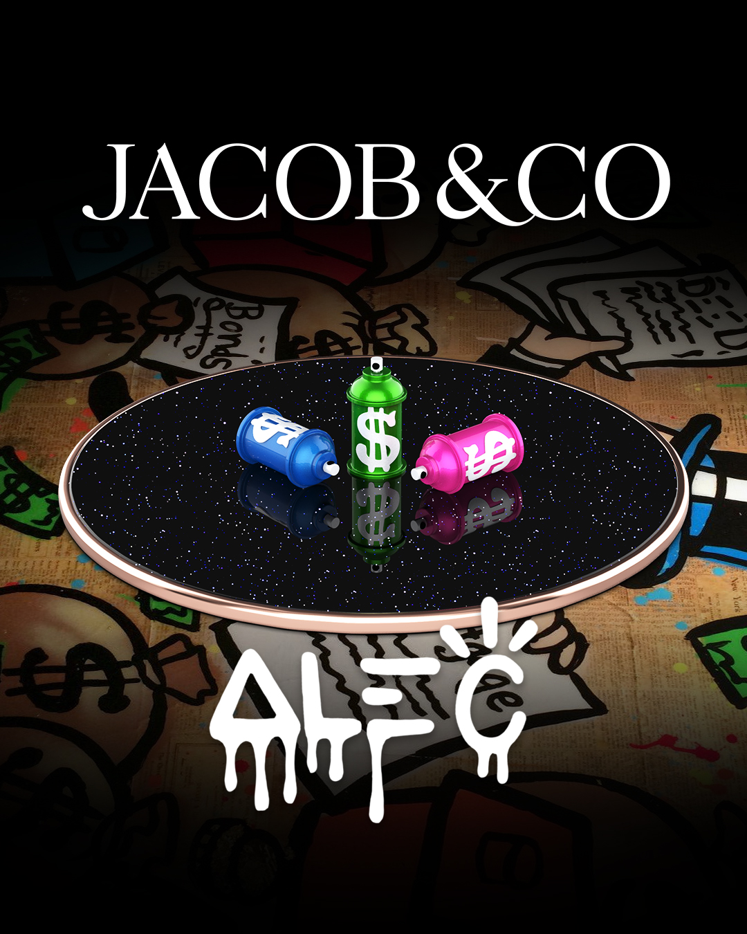 Jacob & Co. Astronomia Tourbillon Alec Monopoly watch 