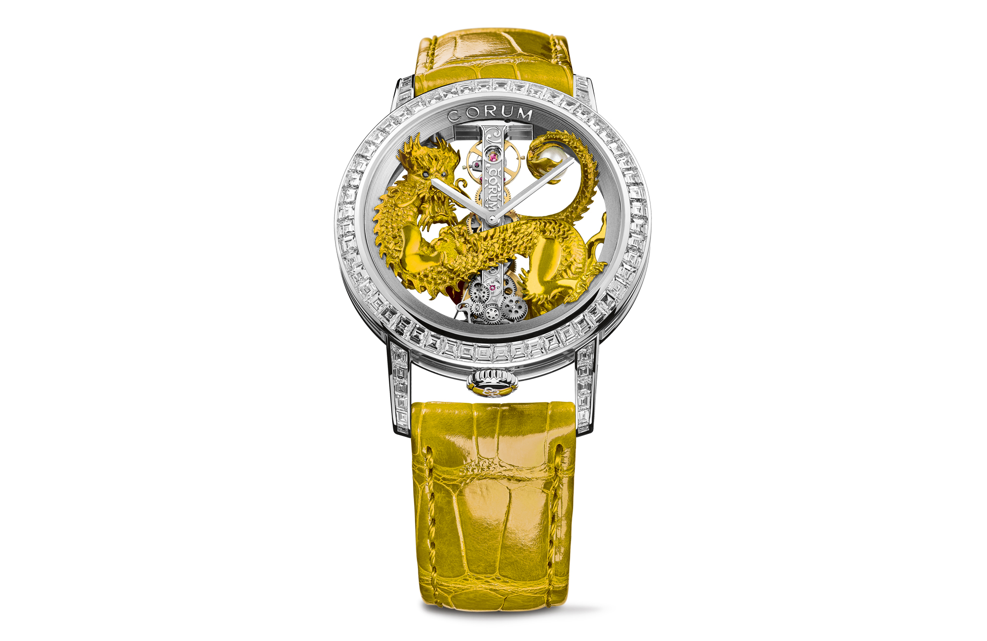 Corum Golden Bridge Round 43 Dragon watch