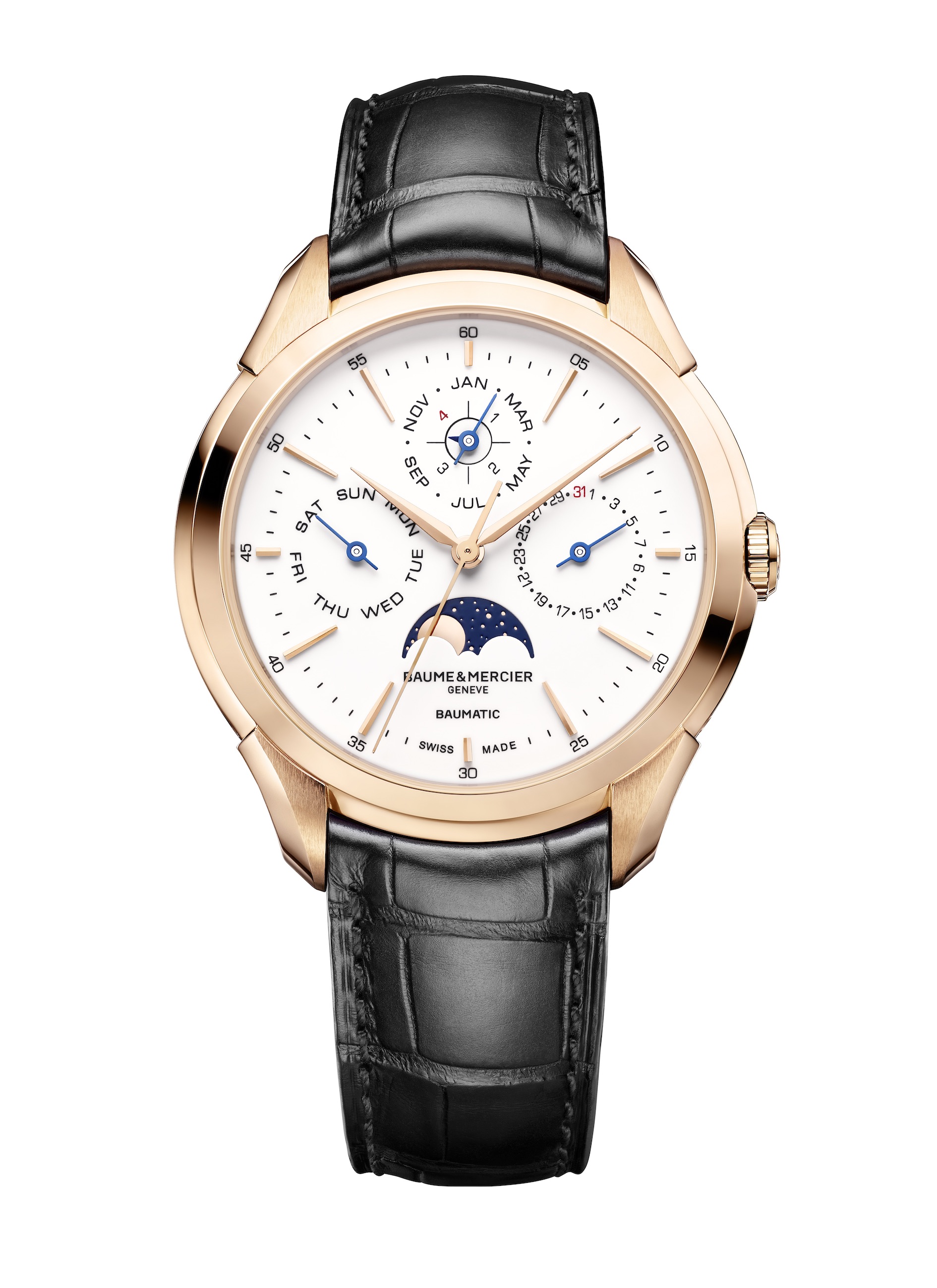 SIHH 2018: Baume & Mercier Clifton Baumatic Perpetual Calendar watch.