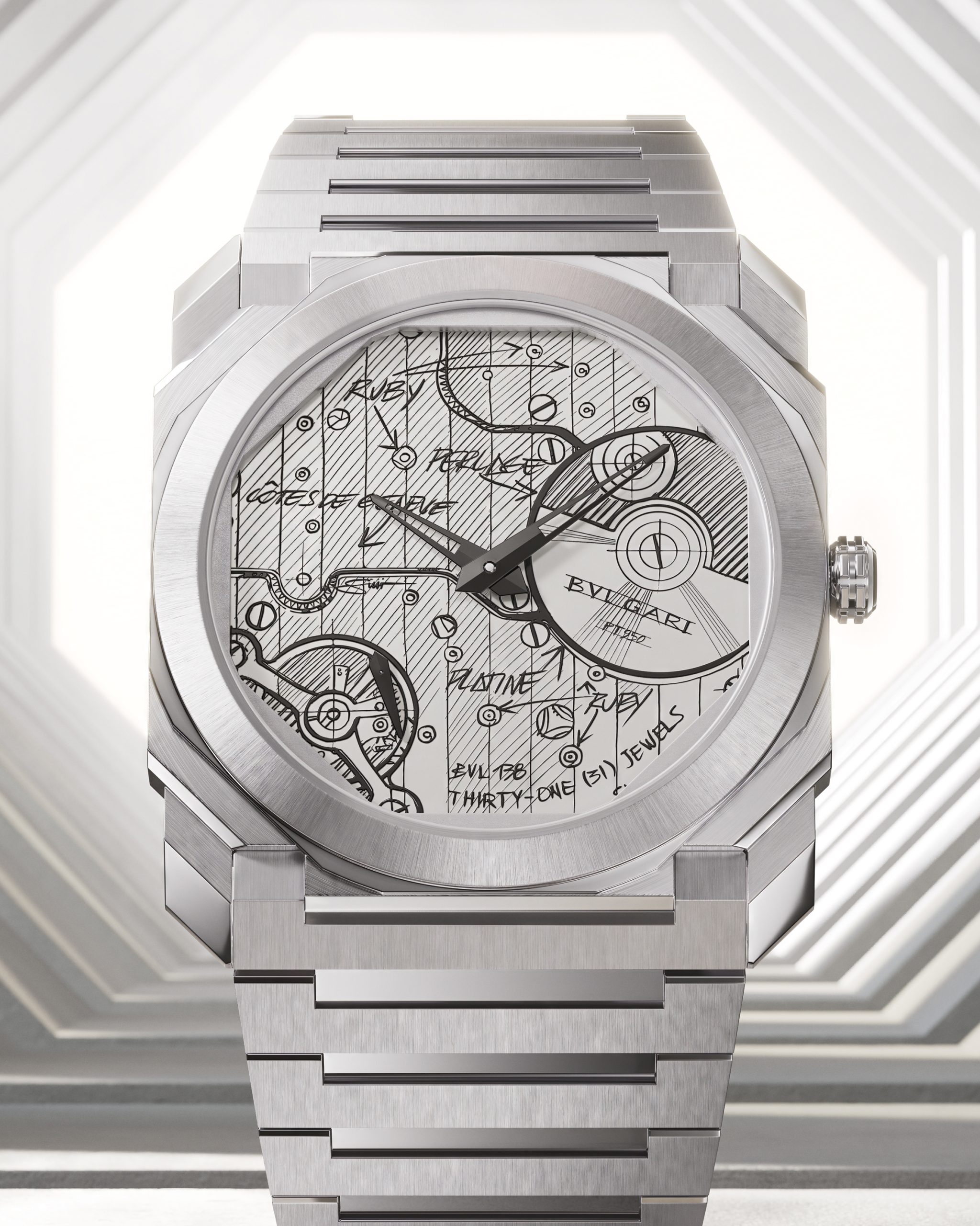 Bulgari Octo Finissimo Automatic Sketch watch.