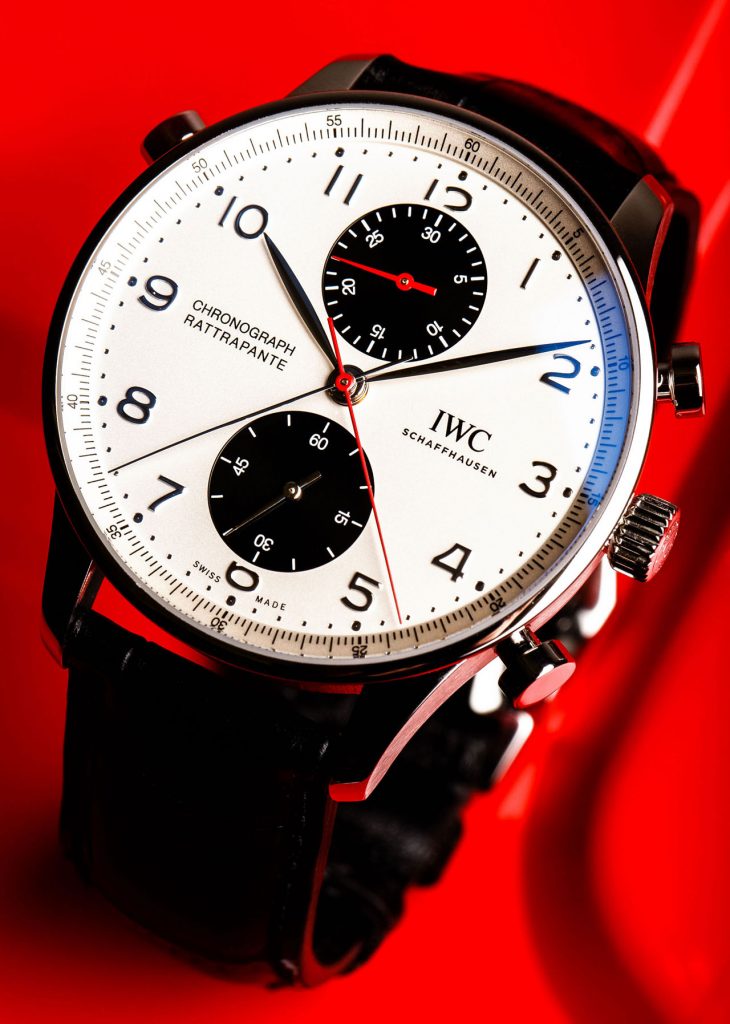Meet the IWC Schaffhausen Portugieser Chronograph Rattrapante Limited Edition Boutique Canada watch. 