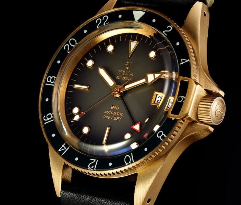 Yema Superman GMT Bronze watch