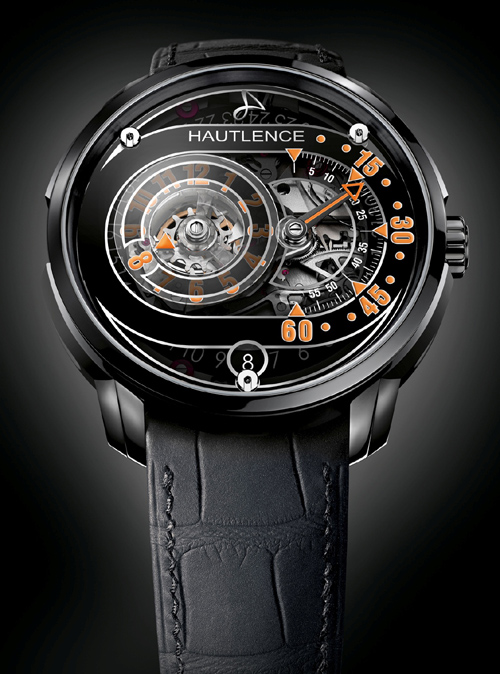 The orange version of the new Avant-Garde Hautlence HLRQ03