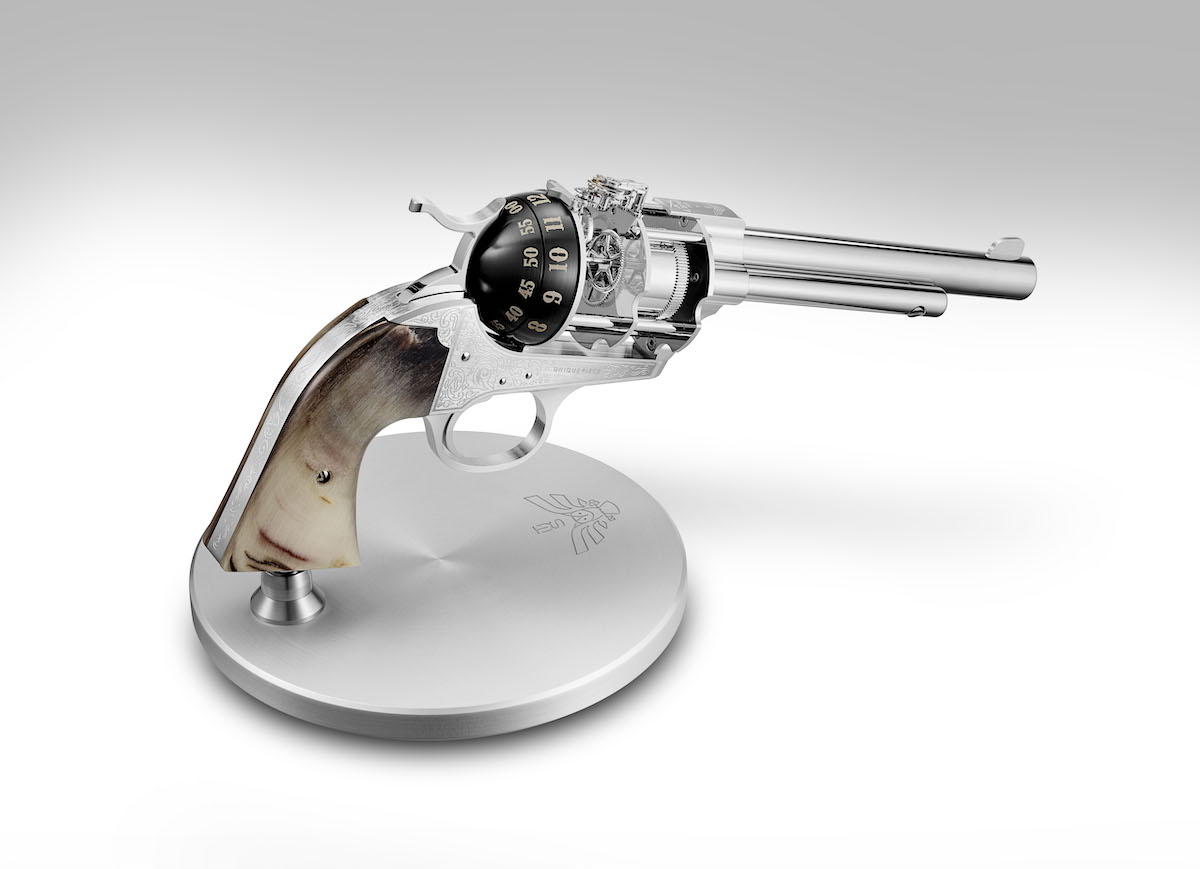 Colt Revolver clock by The Unnamed Society and L'Epee. 