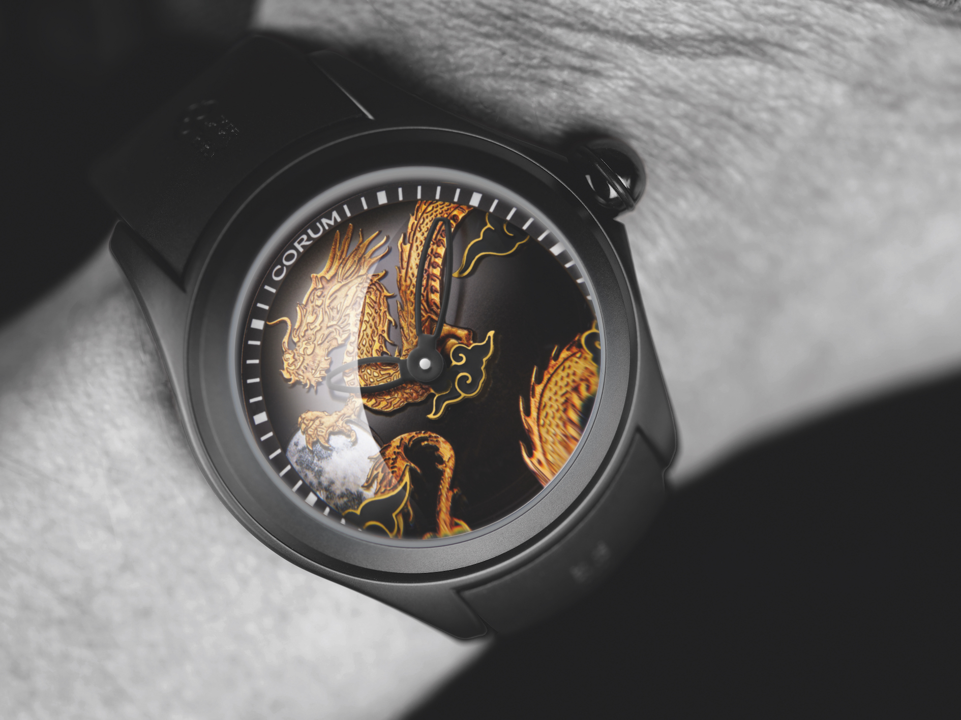 Corum Bubble Dragon Year of the Dragon watch. 