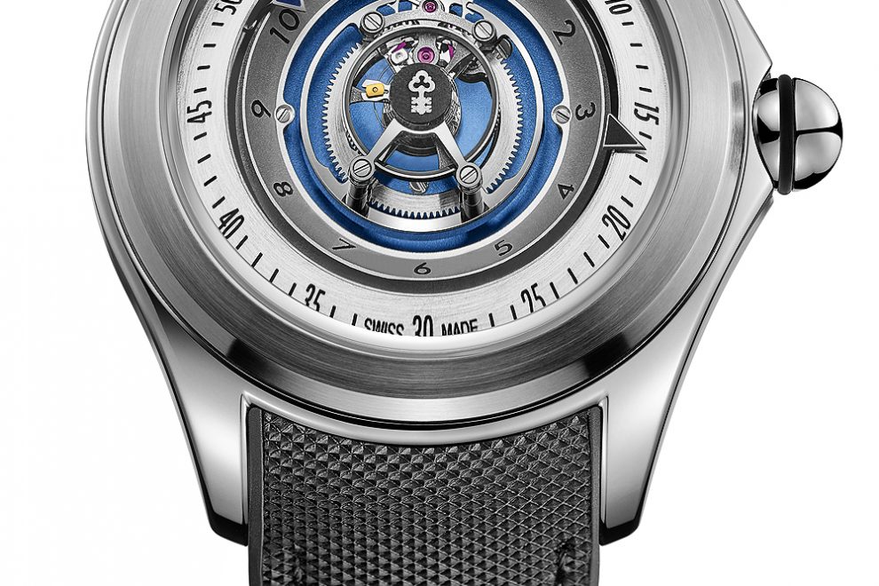 Corum_Bubble_47_Central_Tourbillon_Titanium_1000 Corum Bubble 27mm Central Tourbillon (Swoosh) watch.