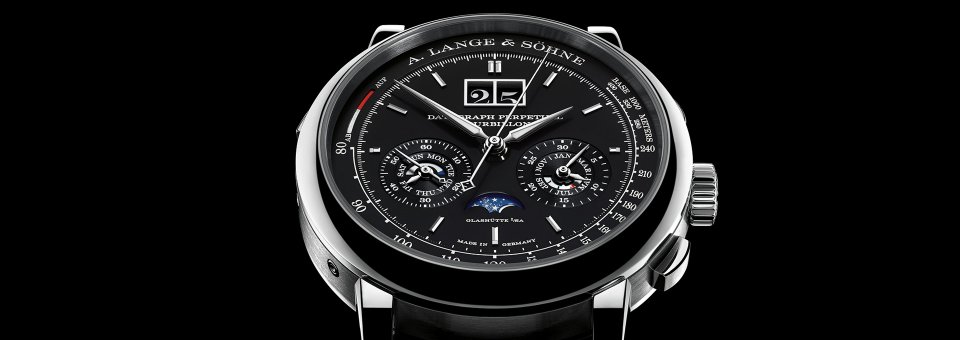 A. Lange & Sohne Datograph Pereptual Tourbillon is crafted in a limited edition of 100 pieces