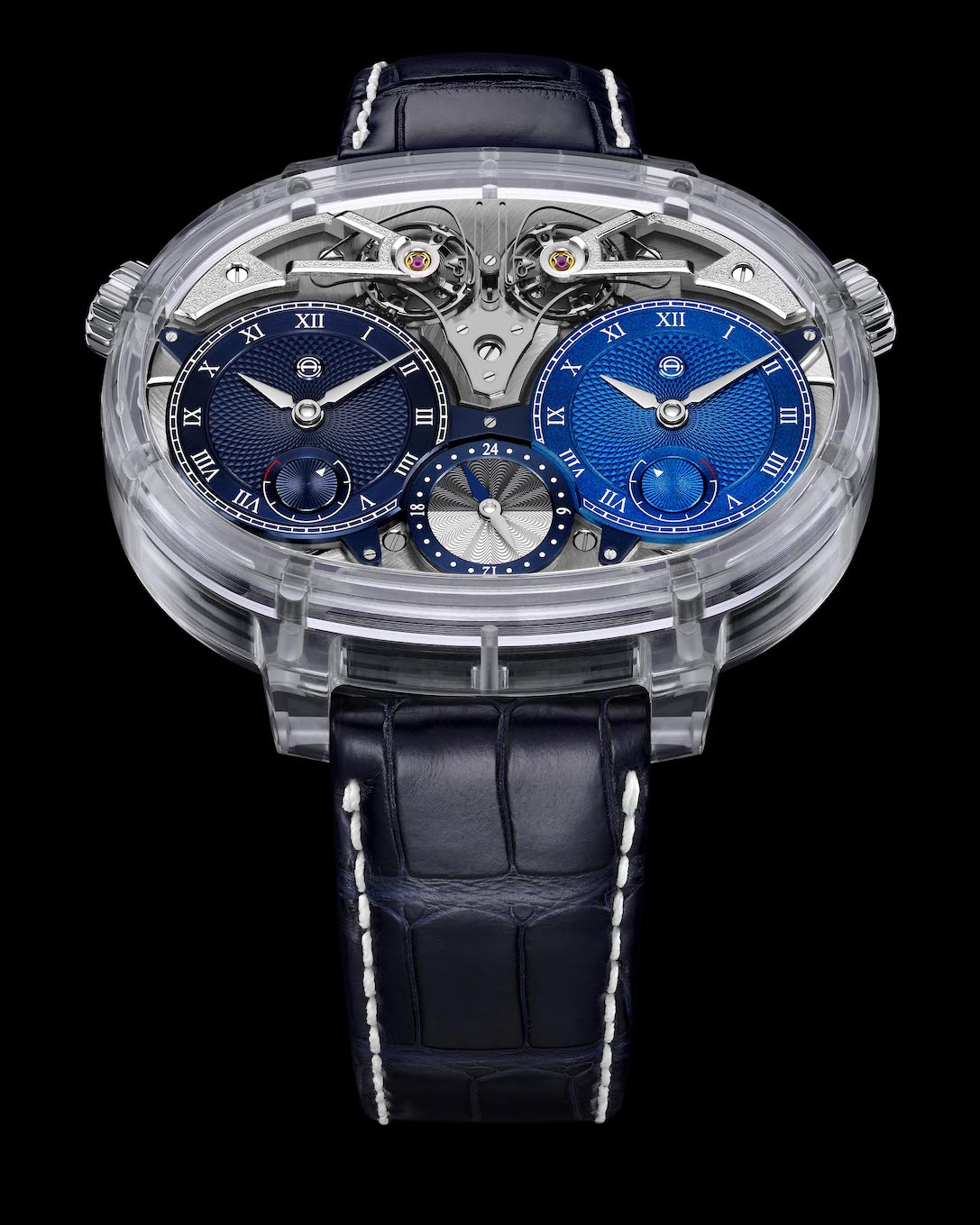 Armin Strom Masterpieces Dual Time Resonance Sapphire Watch, SIHH 2019