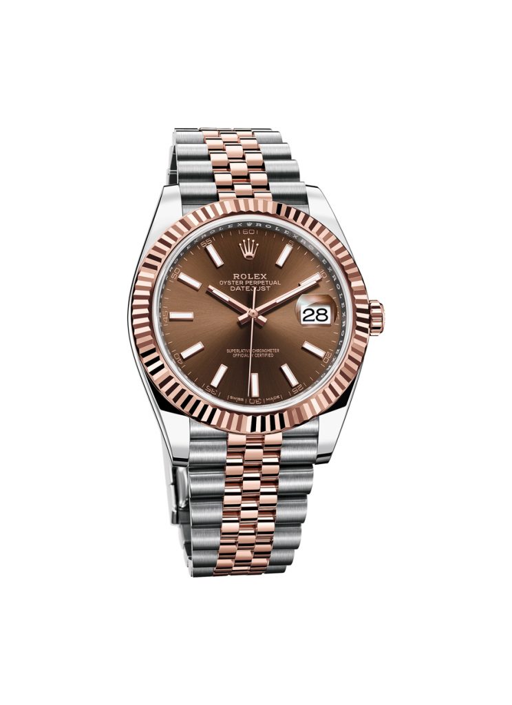 Rolex Oyster Perpetual Datejust 41 with chocolate brown dial goes to the winner