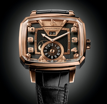 Hautlence Destination 01 in steel, rosegold and black DLC.