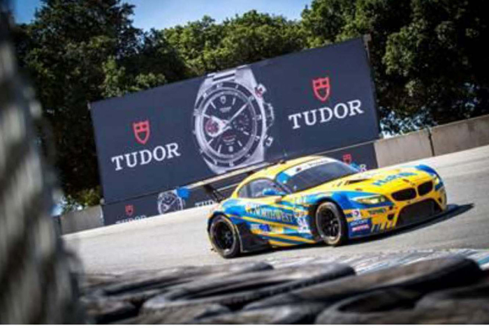 Dane Cameron wins the GT Daytona class during round four of the 2014 TUDOR United SportsCar Championship (Credit:  TUDOR/Stephan Cooper). 