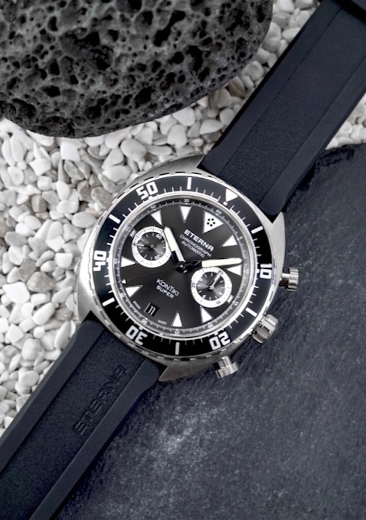 The Eterna Super KonTIki Chronograph is a certified chronometer. 