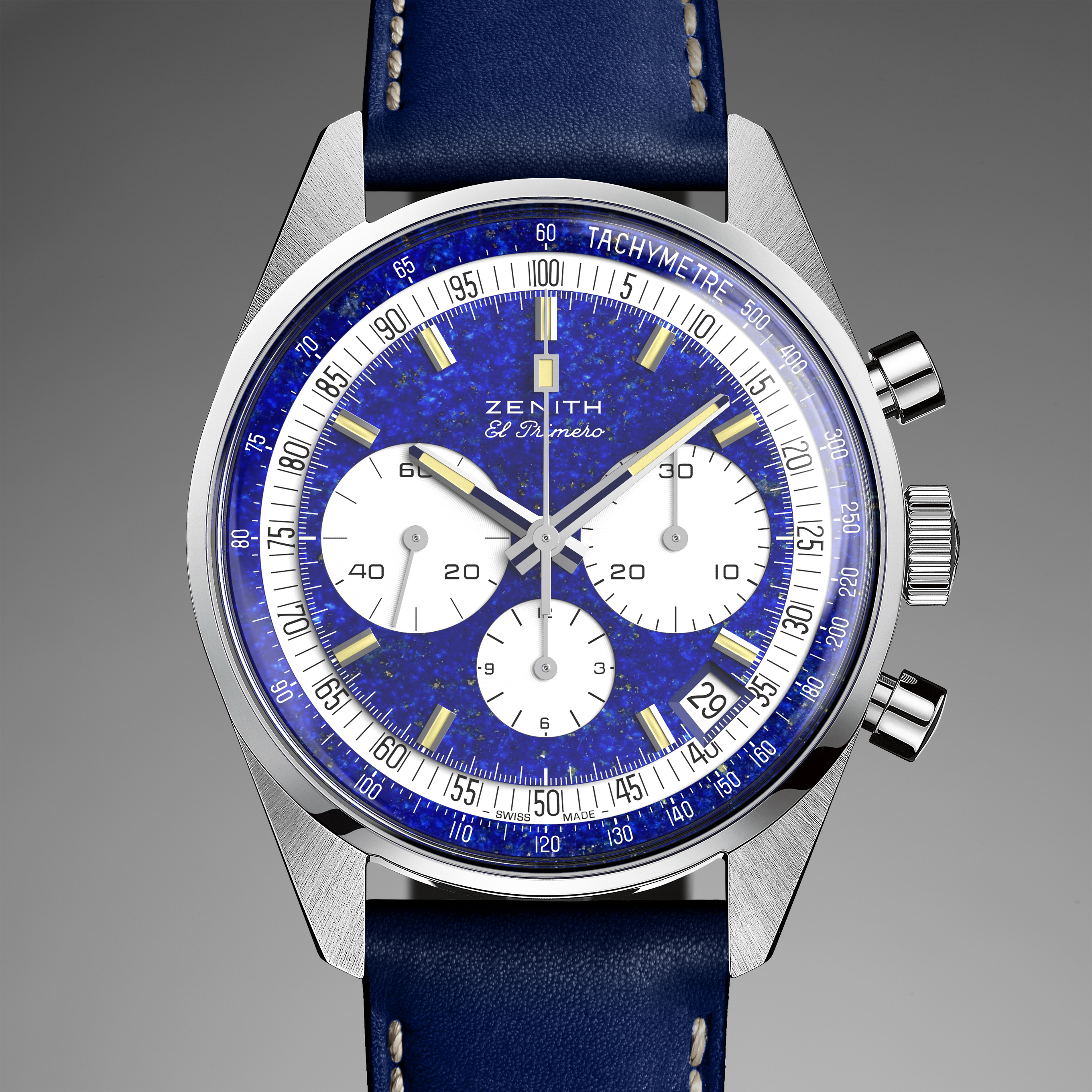 Zenith El Primero A386 platinum watch