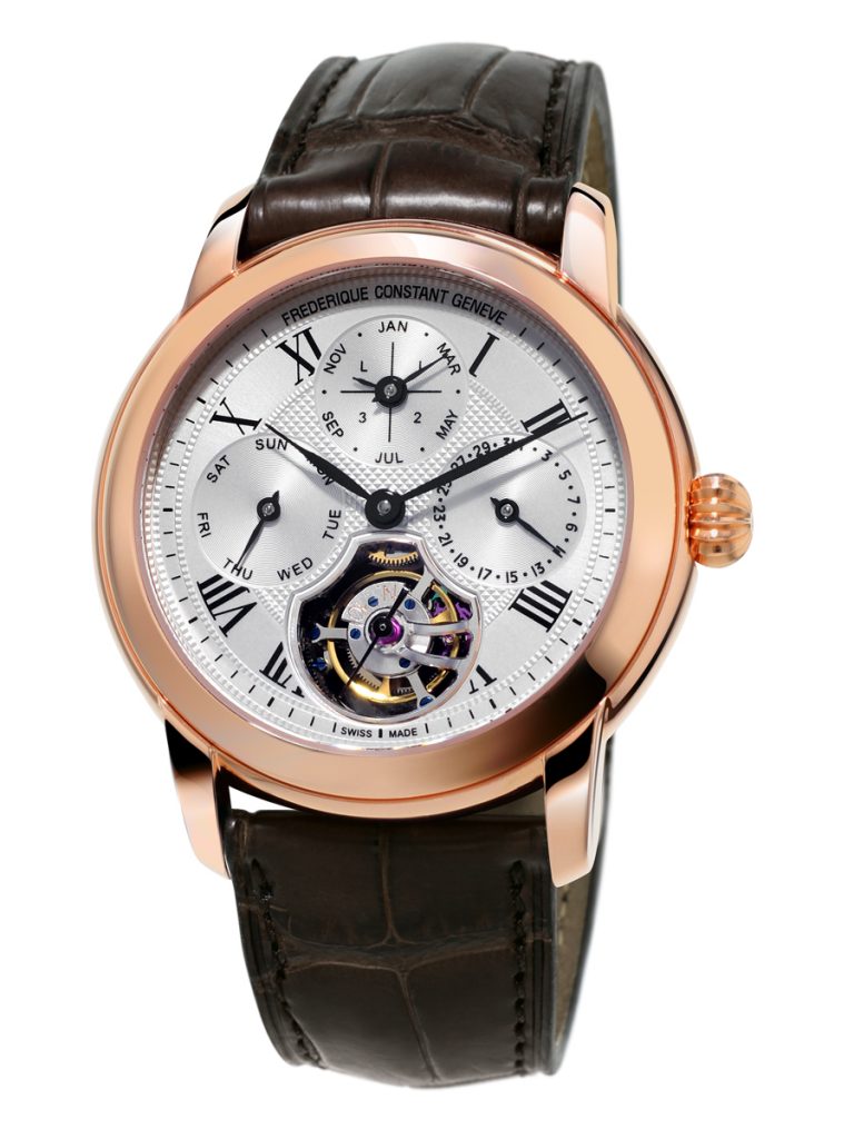 Frederique Constant Perpetual Calendar Tourbillon in honor of the brand's 30th anniversary.