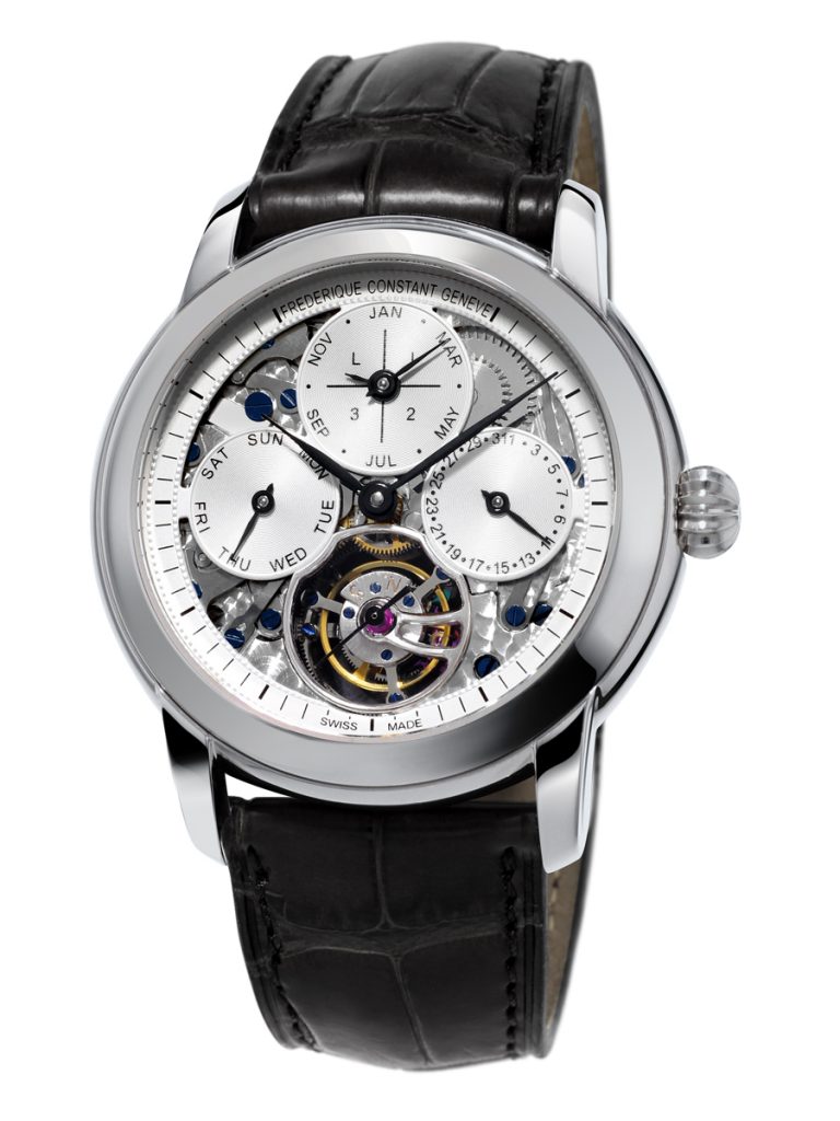 Frederique Constant Perpetual Calendar Tourbillon in honor of the brand's 30th anniversary.