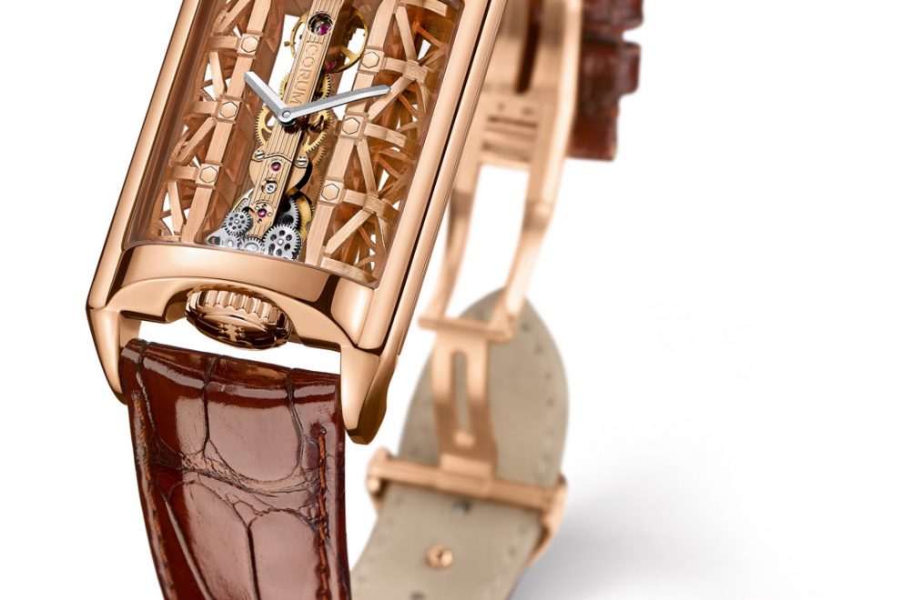 GB_Stream_PR_MD Corum Golden Bridge Stream watch takes inspiration from the architectural aspects of the Golden Gate Bridge.