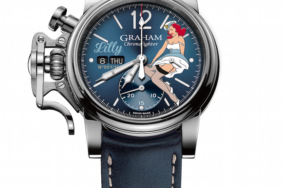 Graham Chronofighter Vintage Nose Art Ltd 2CVAS.U05A Graham Chronofighter Vintage Nose Art Ltd. watches are inspired by history.