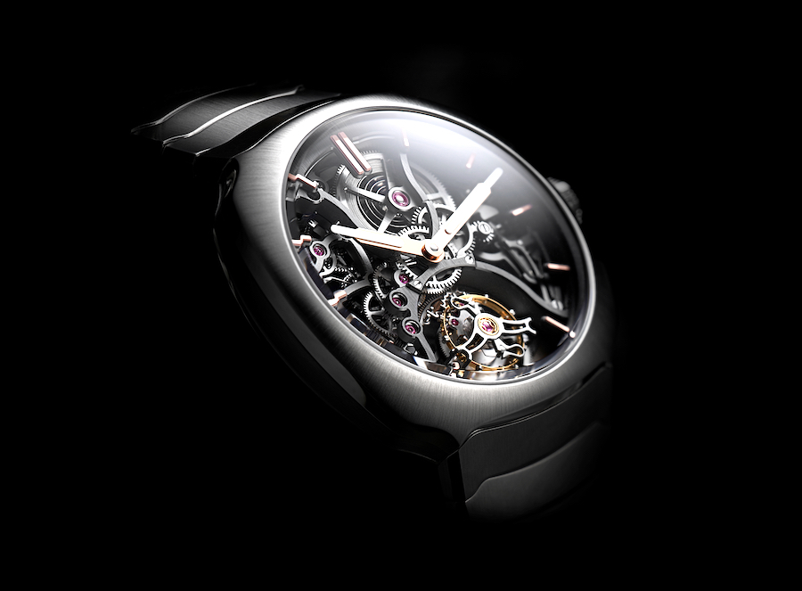 H. Moser Streamliner Tourbillon Skeleton watch 