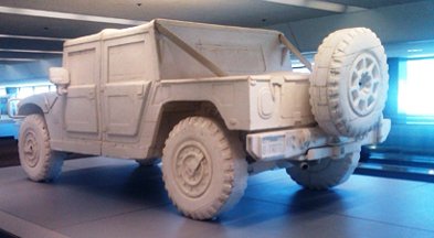 Styrofoam Hummer H1 by Andrew Junge