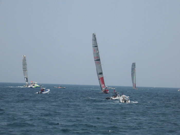 America's Cup sailing in Valencia (2006) 