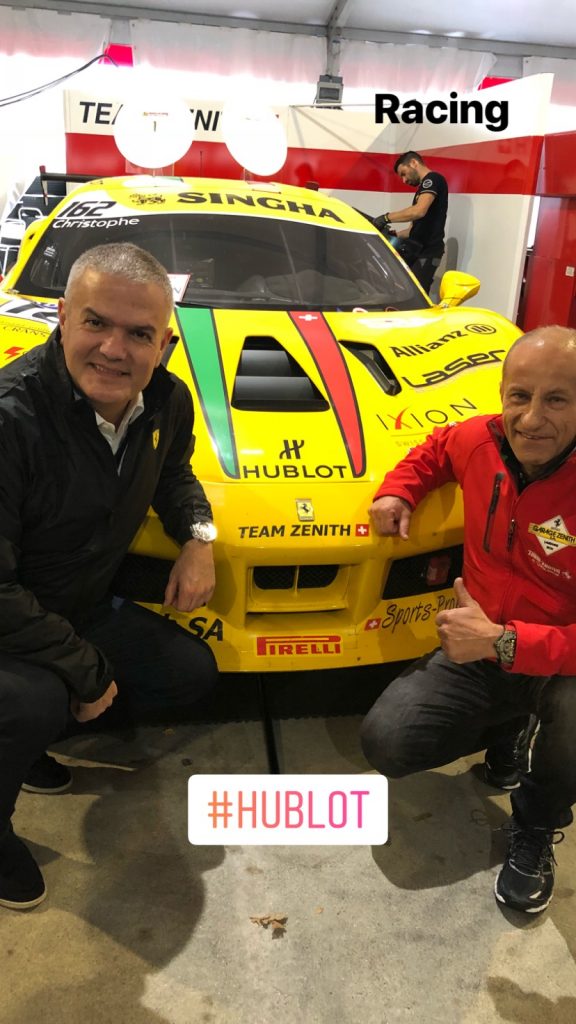 Hublot CEO Ricardo Guadalupe at Monza racetrack during Finali Mondiali 