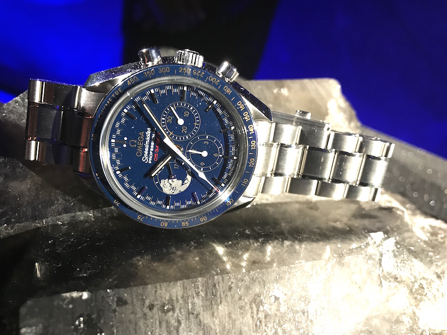 Omega Speedmaster watches unveiled during the past 60 years were on display, along with new pieces. 