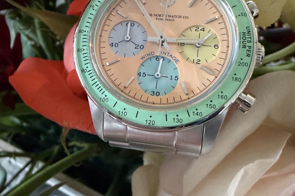Wind Vintage x True North Watch Company Vintage Rally Timer IV “Dreamsicle.”