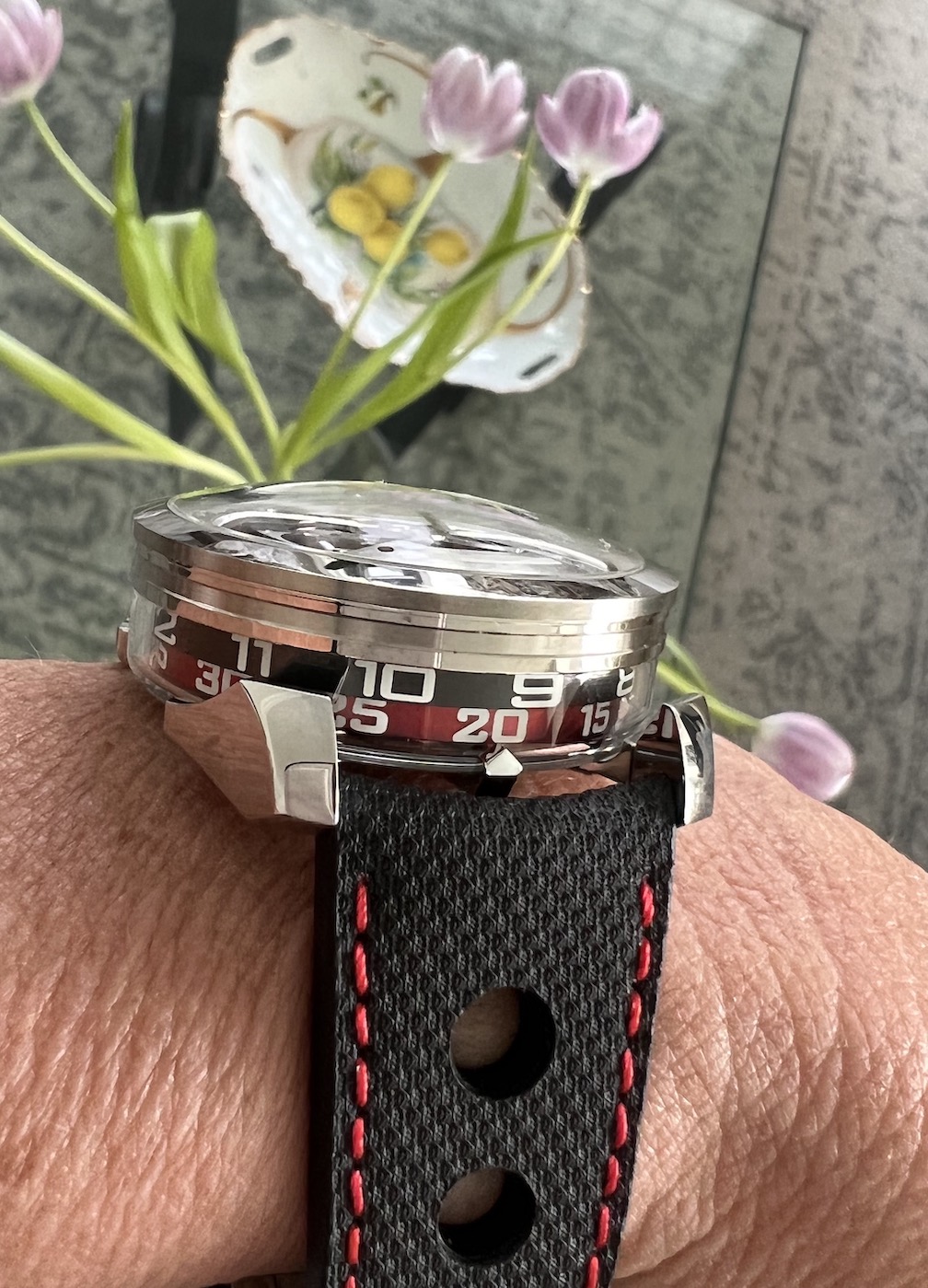 M.A.D. 1 Red watch designed by Max Busser of MB&F