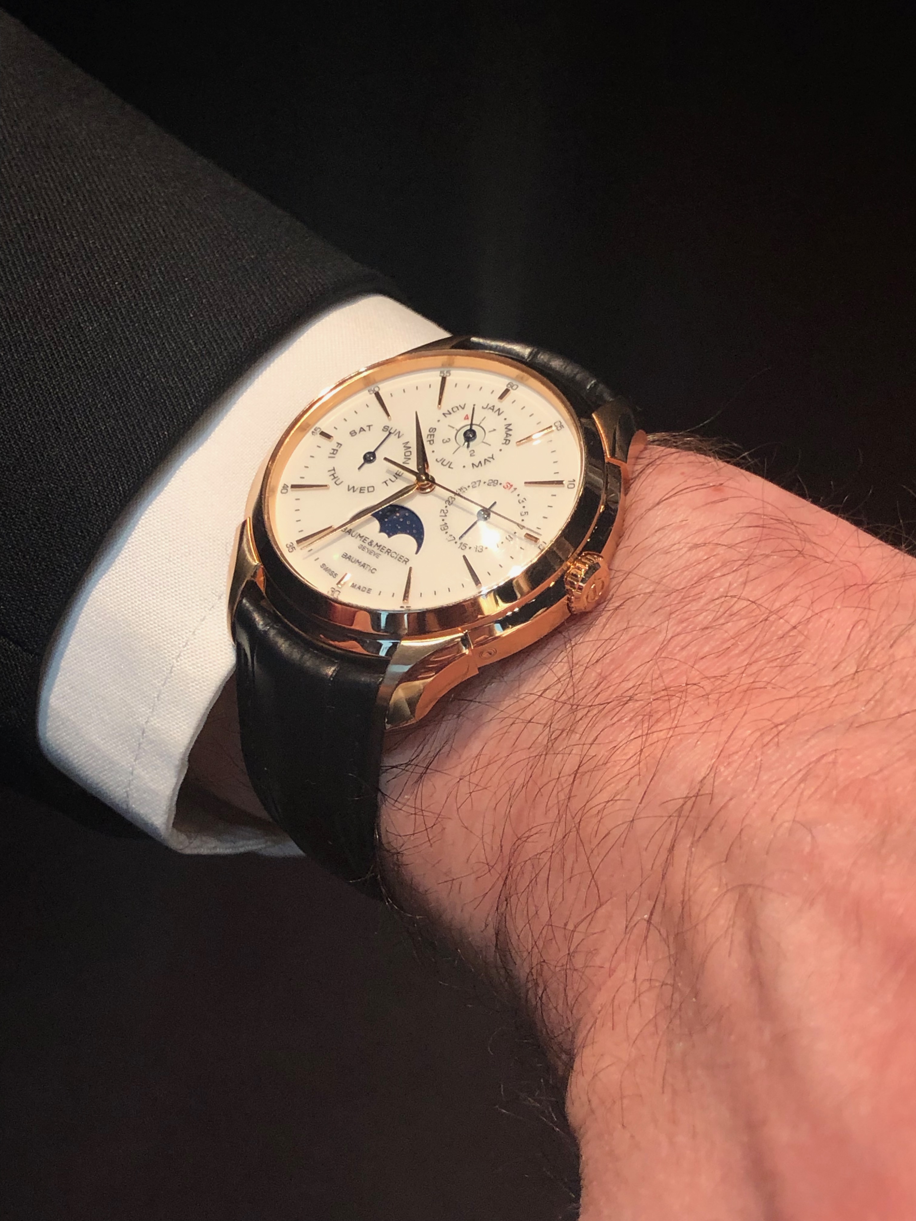 Baume &  Clifton  Mercier Baumatic Perpetual Calendar watch as seen at SIHH 2019