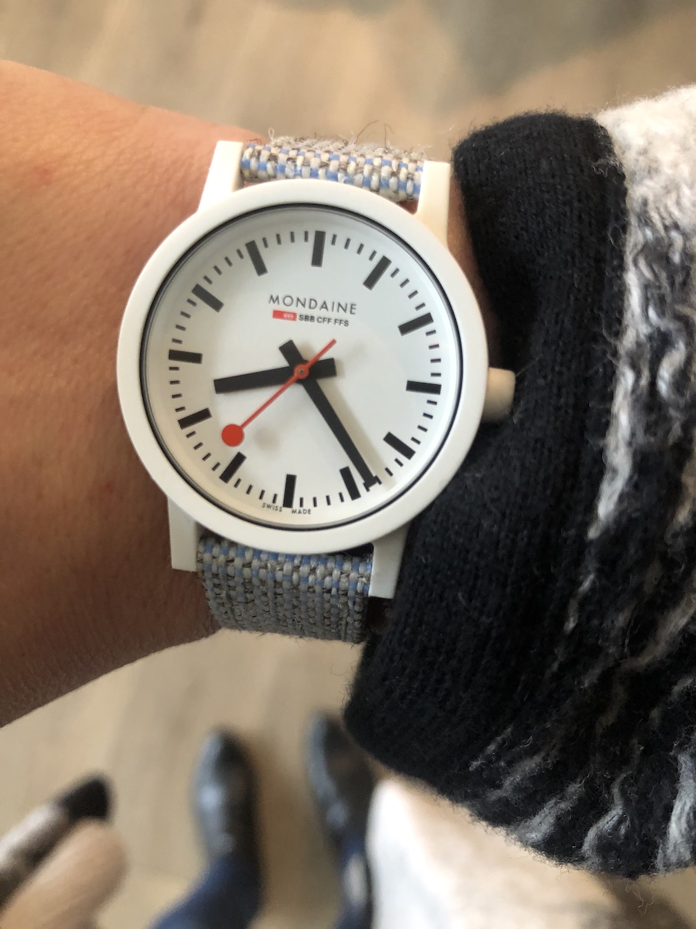 Mondaine sustainable Essence watch 