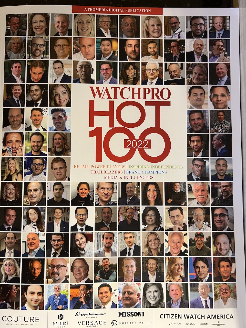 WatchPro's first ever Hot 100 issue