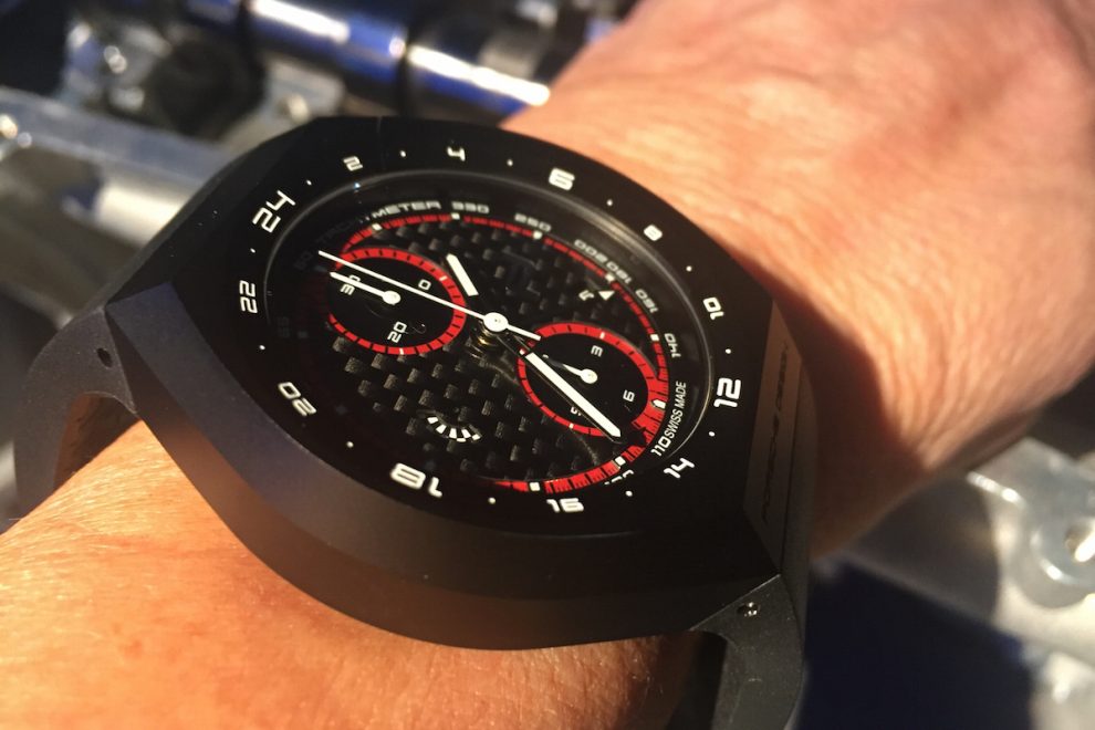 IMG_1215 The Porsche Design Monobloc Actuator chronograph is revolutionary in design and technology.