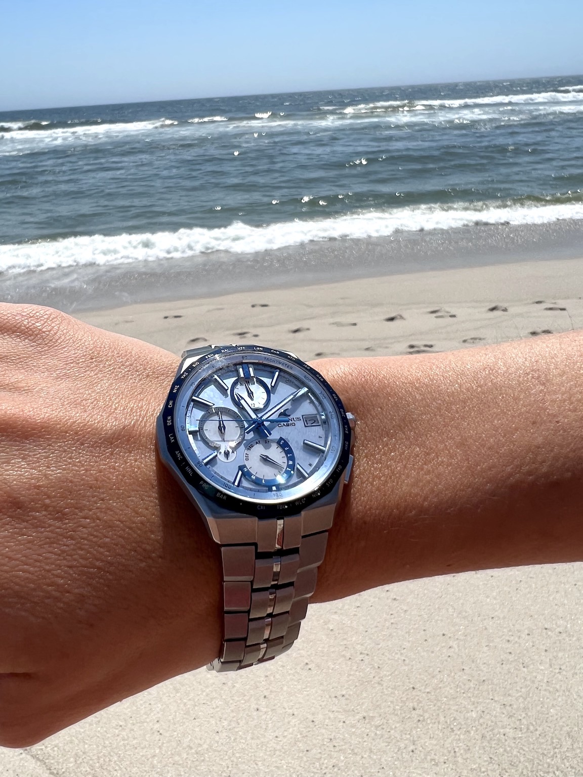 Oceanus Manta watch by Casio