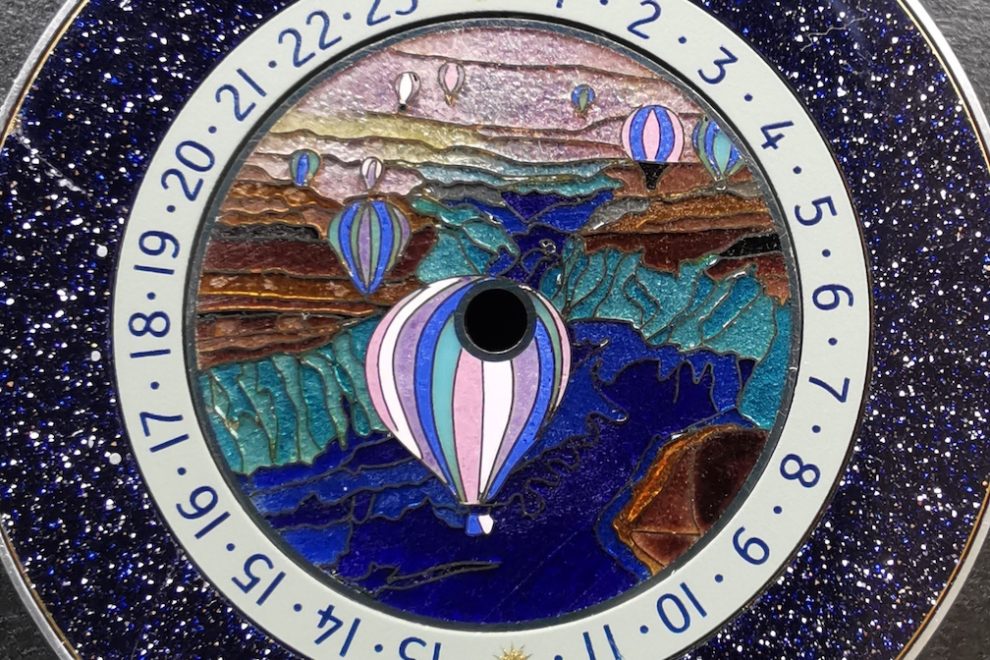 the Sunset over Cappadocia dial on the new Andersen Geneve, BCHH the Sunset over Cappadocia dial on the new Andersen Geneve, BCHH